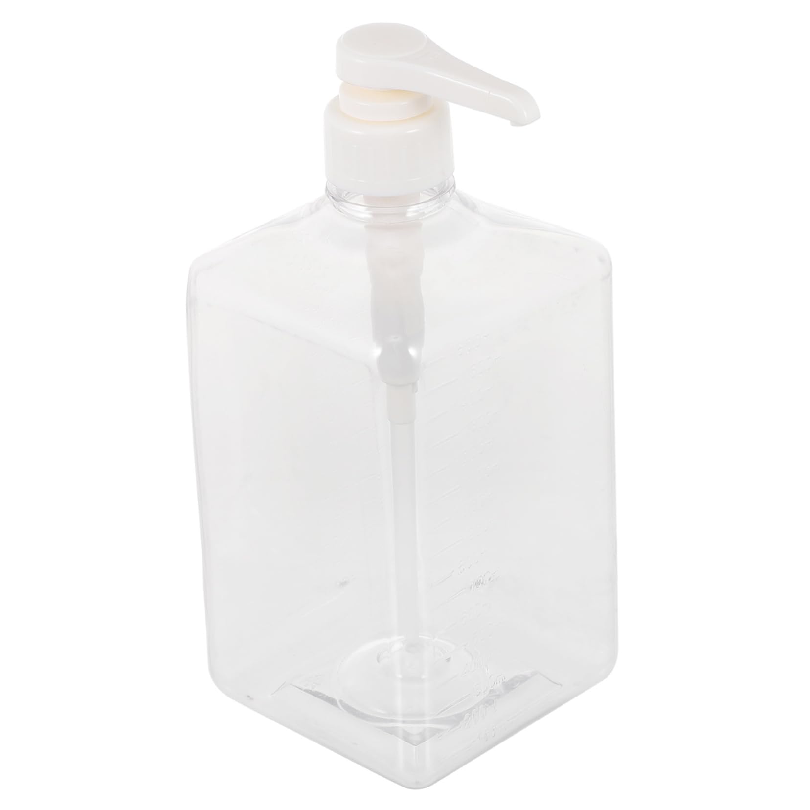 GRIRIW Fructose Pressure Bottle Dispenser Pump Bottles Syrup Sugar Mustard Bottle Liquid Storage Bottle Transparent Container Empty Container Clear Storage Container Plastic