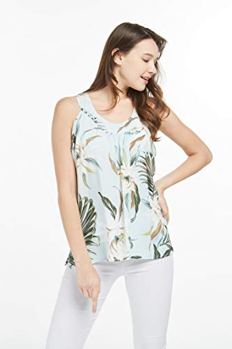 Image of Wispy Cereus Light Blue Family Matching Hawaiian Clothes | Family Matching Outfits • Soft Rayon Fabric • Tropical Floral Print • Vacation Ready • Luau Party Wear