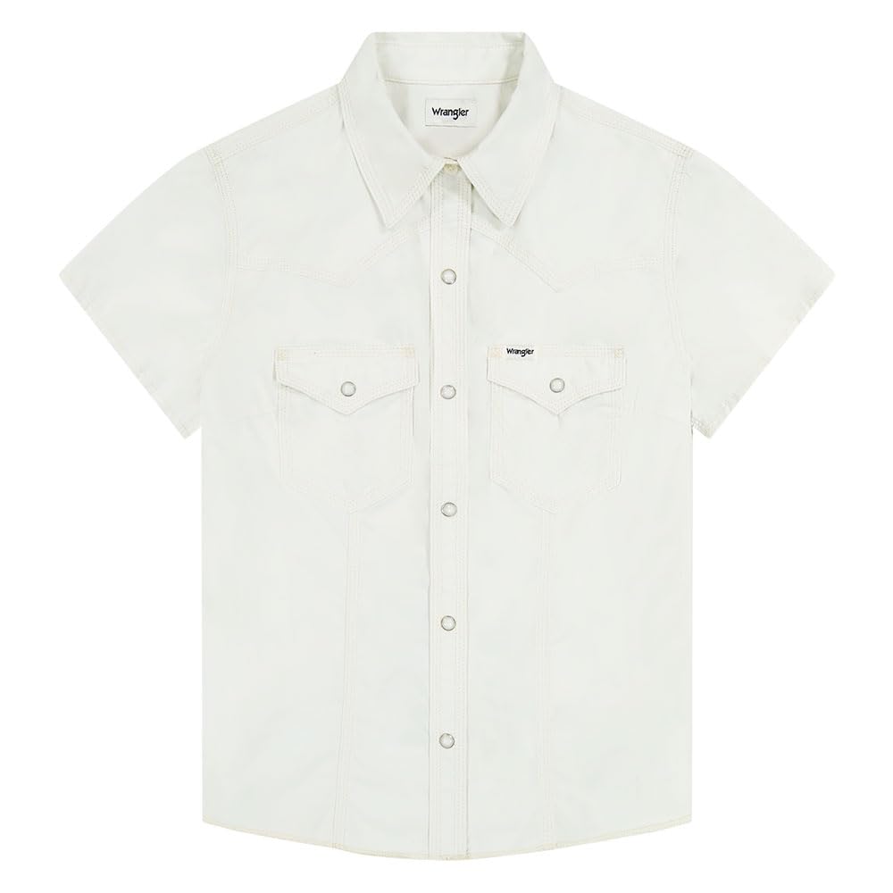 Shrunken Shirt, biały (Vintage White), M