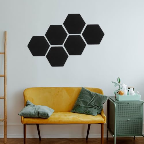 Paneles Acústicos Hexagonales Toddmomy 12pcs para Aislamiento y Reducción de Ruido miniatura 6