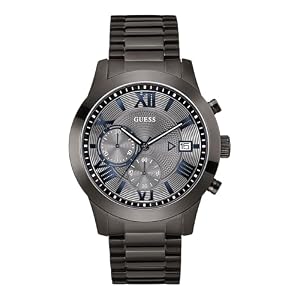 Guess Gold-Tone Chronograph Watch U0668G8