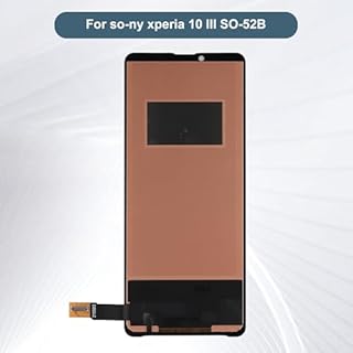 E-YIIVIIL Écran tactile de rechange compatible avec Sony Xperia 10 III SO-52B 6,0" LCD écran tactile assemblé avec outils