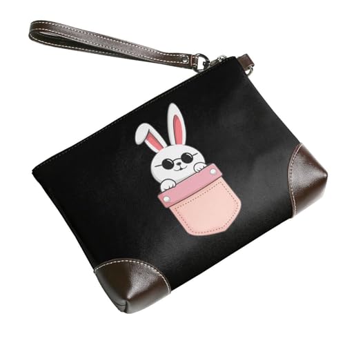 NBKING] クラッチバッグ かわいい おもしろ ウサギ セカンド