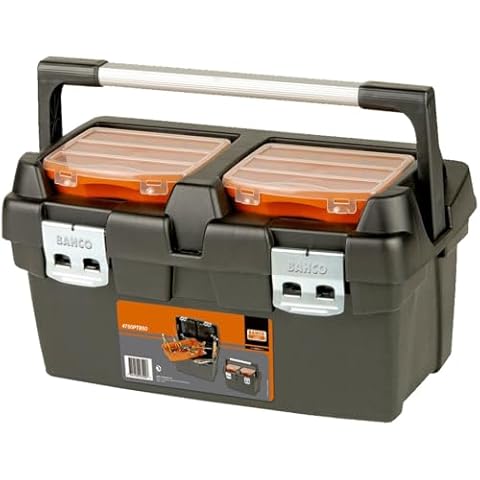 Bahco Plastic Tool Box with Tray Cover
