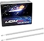 iJDMTOY Compatible With 2013-2015 Honda Accord Sedan, Set of Xenon White LED Even Illuminating Daytime Running Light Retrofit Kit, Fit Inside Headlight Parking Lamp Housing