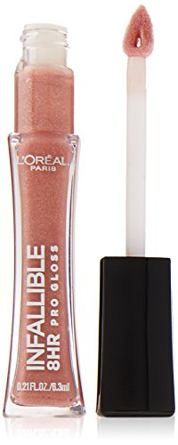 L'Oréal Paris Infallible 8 HR Pro Gloss, Coral Sands, 0.21 fl. oz.