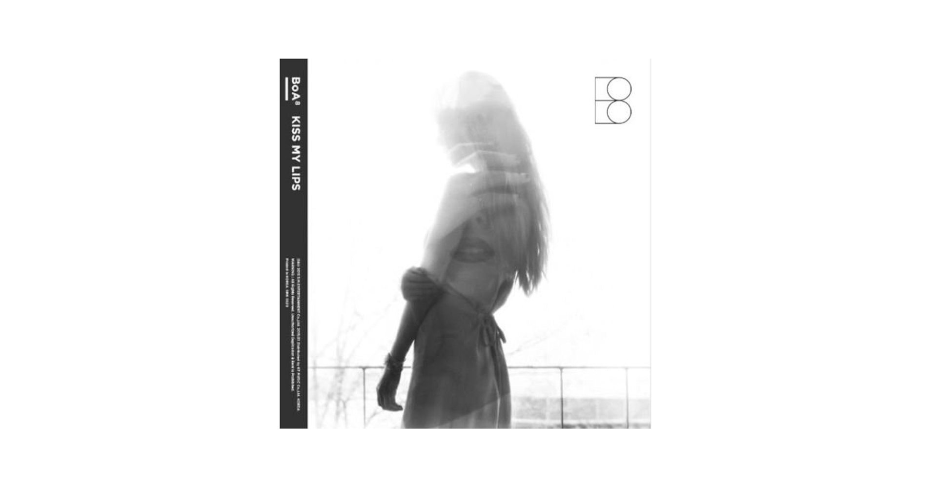 BOA - BOA [KISS MY LIPS] 8th Album CD+Photobook+Tracking Number K