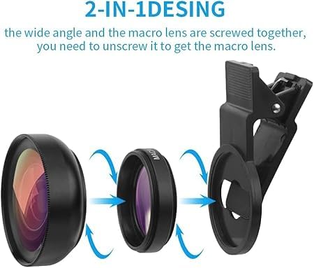 CHICXTRA 0.45X Wide Angle 15X Macro Lens Kit - Image 2