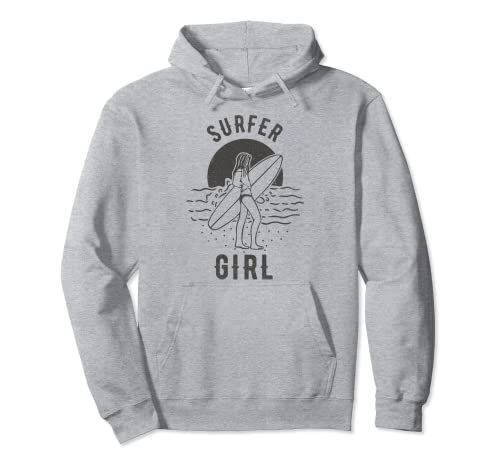Surf Outfit Mujer Surfing Graphic Surfer Girl Sudadera con Capucha