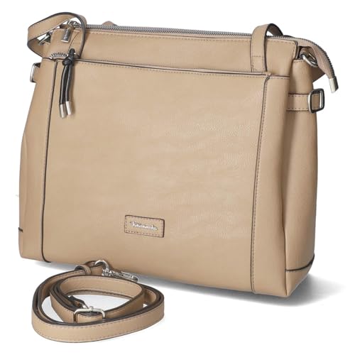 Sac shopper Tamaris Gerlinde taupe, rangez tout sans perdre votre style