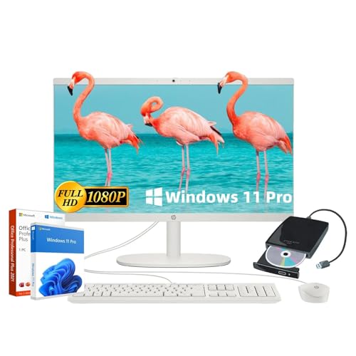 HP 2025 All-in-One Desktop Computer - Intel Celeron J4025 Processor • 21.5'' FHD Display • Free...