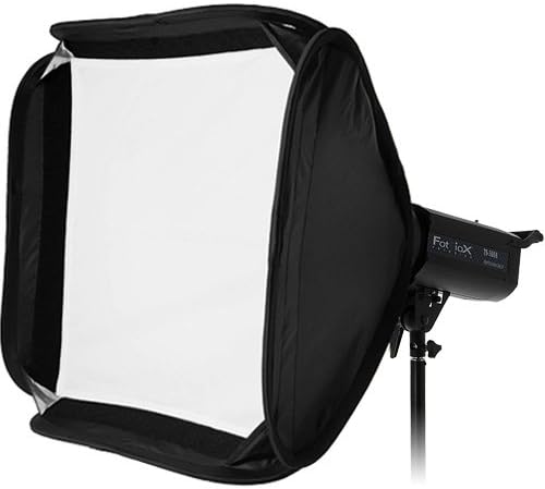 Fotodiox 24x24in Foldable Softbox Compatible with Novatron Mount Flash Units