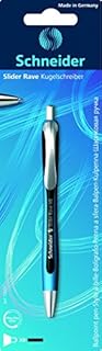 Schneider 73251 Slider Rave XB długopis (grubość kreski: XB, wkład do dokumentów), 1 blister, czarny