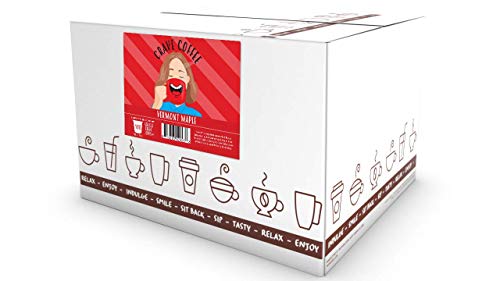 Image of Crave Beverages Flavored Coffee Pods, Compatible with Keurig K-Cup Brewers, Single Serve Vermont Maple, 100 Count