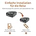 Amazon Basics Dachgepäckträger-Tasche, Schwarz, 425 l