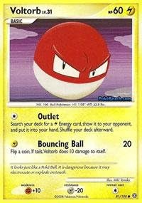 Miniatura 1 de Pokemon - Voltorb (81) - Stormfront - Holofoil inverso