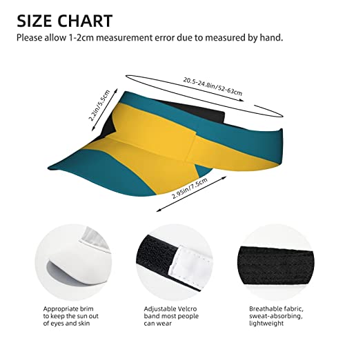 Image of Cute Funny Flag Hat Women Men Adjustable Flag Sport Sun Visor Hat Summer Fashion Sun Cap Beach Flag Hat