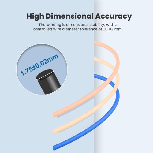 3Idea Premium PLA Skin 3D Printer Filament 1.75mm Dimensional Accuracy +/- 0.03mm Net Weight- 1 KG 3 41aatU5DUjL