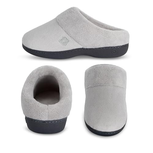Image of isotoner womens Classic Clog Non-slip Memory Foam Slippers