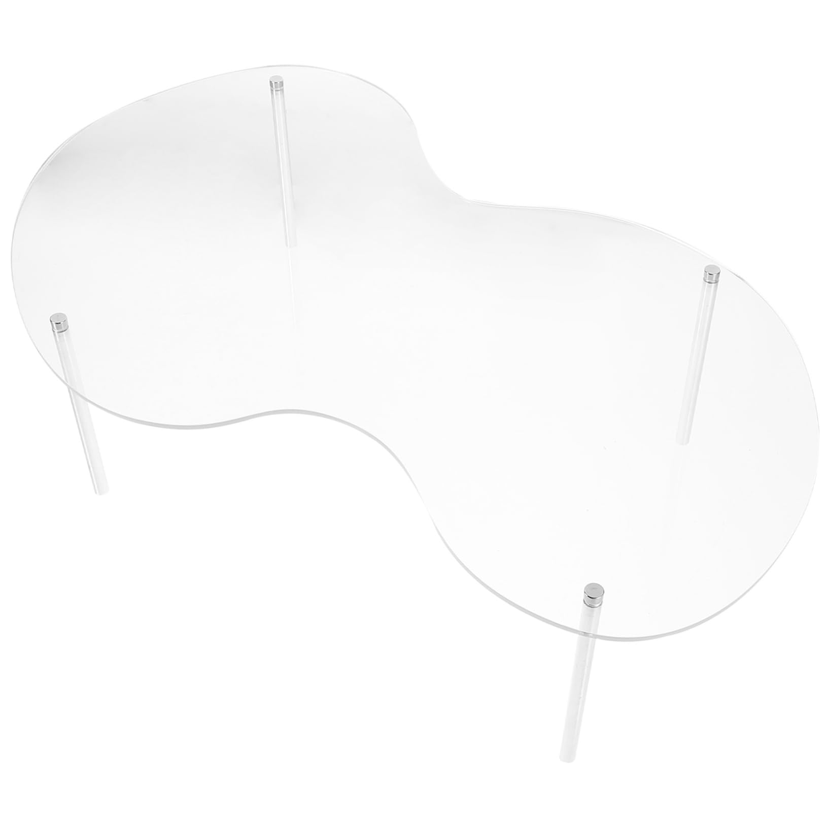 MOLUCKFU 1 Set Clear Acrylic Cupcake Stand Dessert Stand Cupcake Display Stand Wedding Cake Stand Cupcake Holder Cake Serving Platter Dessert Display Plate Cupcake Display Holder Metal