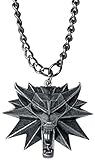 Witcher 3 medall&oacute;n con cadena de metal
