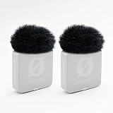 JCMOYUTY Windscreen for RODE Wireless PRO/ME Compact Wireless Microphone Deadcat Furry Cover, 2-Pack Pop Filter Accessory