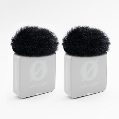 JCMOYUTY Windscreen for RODE Wireless PRO/ME Compact Wireless Microphone Deadcat Furry Cover, 2-Pack Pop Filter Accessory by JCMOYUTY - Used condition - US$8.31