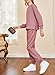 blibean Girls Fall Clothes Sets Big Kids Sweat Outfits Tween Split Clothing Sweatsuit Lounge Long Sleeve Ruffles Jogger Suits Trendy Matching Pockets Shirt Sweatpants Size 8-9 Years Dusty Pink