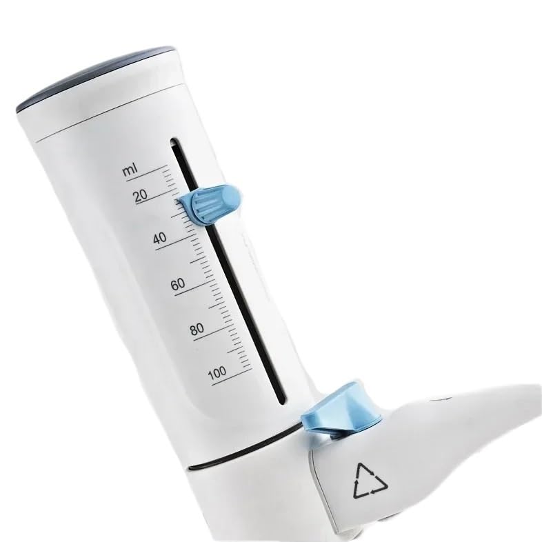 Bottle Cap Dispenser, Adjustable quantitative Laboratory Dispenser, Large Capacity up to 100mL Fully high-Pressure Sterilization Dispenser(Dispenser 0.5-5 ml)