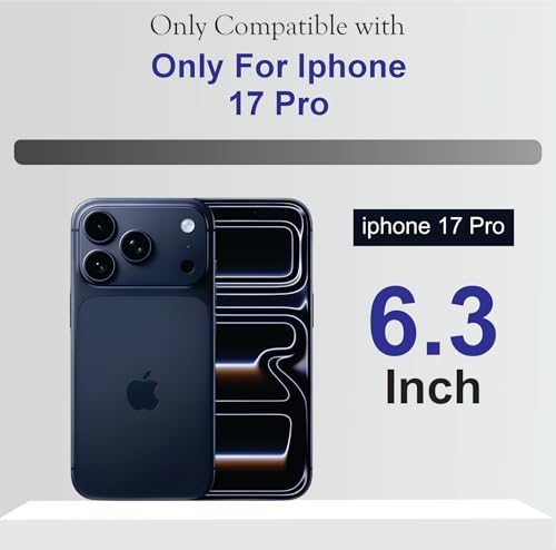 Image of OHAYO Tempered Glass Screen Protector Compatible with iPhone 17 Pro (6.3 inch) - 9H Hardness, HD Clear, Bubble-Free, Scratch Resistant, Case Friendly, Oleophobic Coating