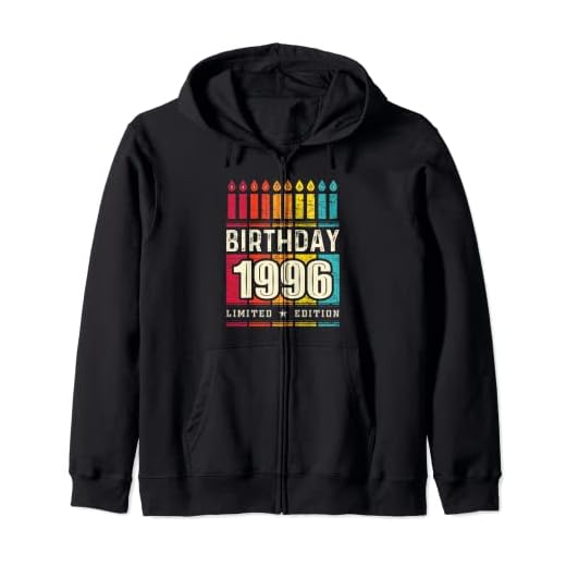 Camiseta vintage 1996 para hombre, edición limitada, cumpleaños 1996 Sudadera con Capucha