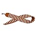 BIBITIME Knitted Scarf Funny Animal Shaped Handmade Creative Winter Warm Neckerchief (One Size, Ginger)