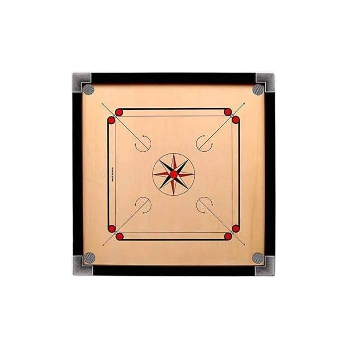 Buy Copper Bust Sports CBS Export Quality Carrom Board 32" with Coins