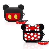 Coque Pour Airpods Pro 3, étui En Silicone Souple 3D, Motif Dessin Animé Rigolo Et Amusant, Style Kawaii, Avec Porte-clés, Pour - TV Son Photo