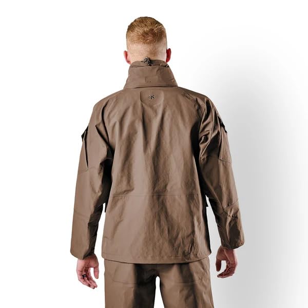 Image of Tru-Spec Men's Outerwear Series H2O Proof Gen2 ECWCS Breathable Parka with Hood and Ventilation for Outdoor Use, Coyote, Large Tall