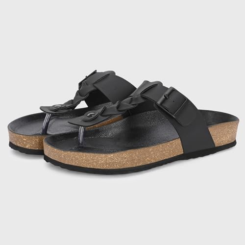 Image of Centrino Men's Berkin-Style Slip-On Sandals | Open Toe Design | Soft PU Footbed | Lightweight & Comfortable | Arch Support | On-Grip Sole | Casual Outdoor Wear (6867)
