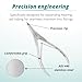 Excelta Stainless Steel Hearing Aid Tubing Expander, Easy-to-Use Earmold Tube Widener, Ideal for BTE Aids Repair, Audiologists & Hearing Care Professionals, Expands 0.10