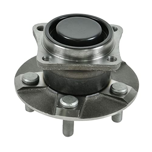 Image of TRQ 2 Piece Rear Wheel Bearing & Hub Assembly Set Compatible with 2003-2008 Pontiac Vibe 2000-2005 Toyota Celica Corolla Matrix