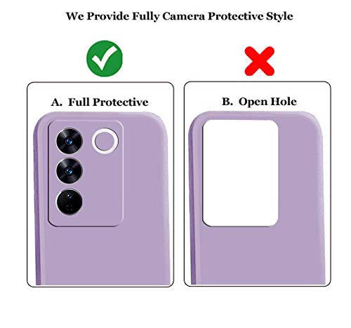 Image of A rtistque Back Cover Case for Vivo V27 5G / Vivo V27 Pro 5G With Camera Protection | Shockproof TPU | Stylish Protective Design | Slim Fit | Ultra Matte | Vivo V27 5G / V27 Pro 5G Back Cover - Purple