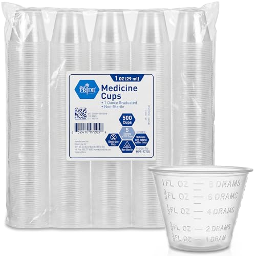 MED Pride Graduated, Medicine Cups - Set of 500