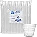 Medpride Disposable, Graduated, Plastic Medicine Cups- Bulk Set of 500, 1 Ounce Cups with Volume, Dosage Measure-for Mixed Pills, Liquid Medication Measuring, DIY Arts & Crafts/Mixes, Mouthwash