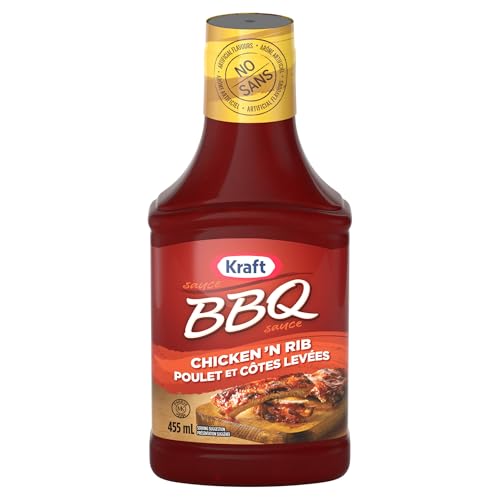 Kraft BBQ Sauce, Chicken & Rib Flavor, 455ml/15.4oz