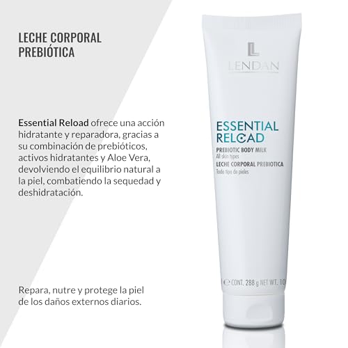 Crema Corporal Hidratante y leche corporal prebiótica LENDAN de absorción rápida 300 ml 2