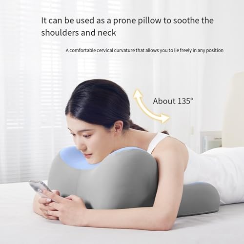 Sex Kissen Für Die Paare Extrem Sex, Memory Foam Keilkissen Mit Ergonomischer Stützfunktion 45x35x13 CM Weiches OrthopäDisches Lagerungskissen Für Optimale Positionierung (Hellgrau)