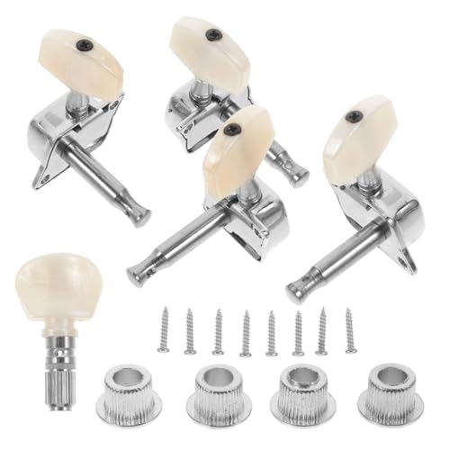 Abaodam 1 Set Guitar Tuner Pegs Banjo Tuner Banjo Accessories Classical Guitar Tuners Guitar Tuning Pegs Banjo Tuning Key Banjo Machine Banjo Tuning Kit Banjo Parts Zinc Alloy