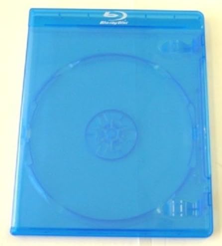 Yens Single Blu-Ray Case with Moulded Blu-Ray Logo 25BD1, 25 Piece