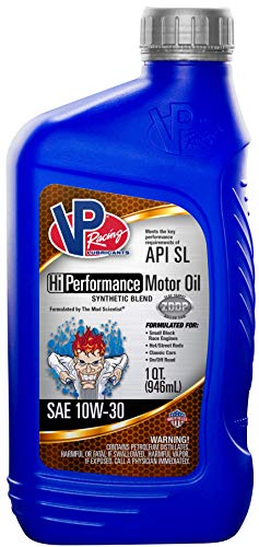 VP Racing 2955 API SL Hi-Performance Racing SAE 10W-30 - Quart miniatura 1