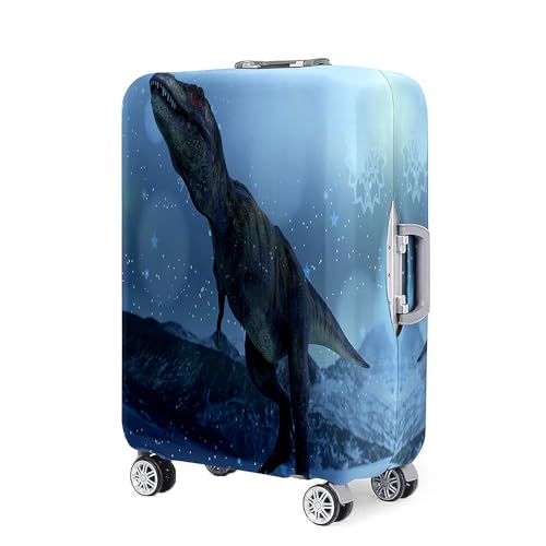 Mateju Cubierta de Equipaje, Funda Maleta 18-32 Pulgadas, Funda de Maleta con Cremallera, Lavable Gigantes Dinosaurios 3D Cubierta de Equipaje Protectora (Gigante,M)
