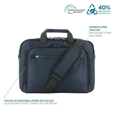 Sacoche ordinateur 11-14 pouces sac double toploading mallette PC recyclée