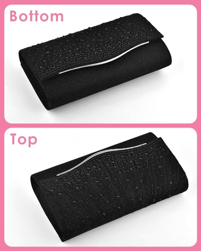 Tindtop Clutch Purses For Women Evening Handbags For Formal Wedding Party Cocktail Prom Crossbody Shoulder Envelope Bag thumb #6